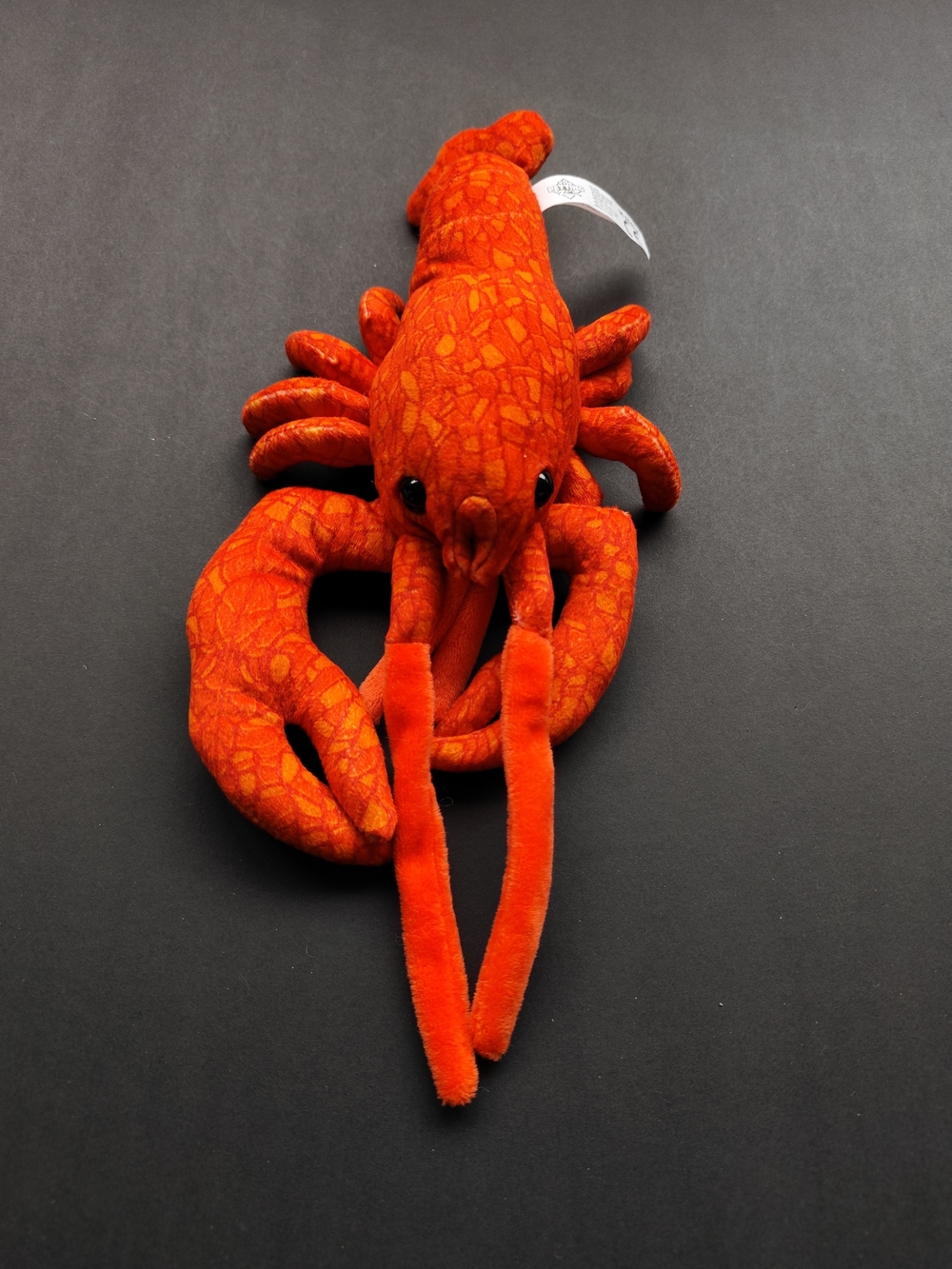 Vintage 1994 The Petting Zoo Red/Orange Lobster Plush